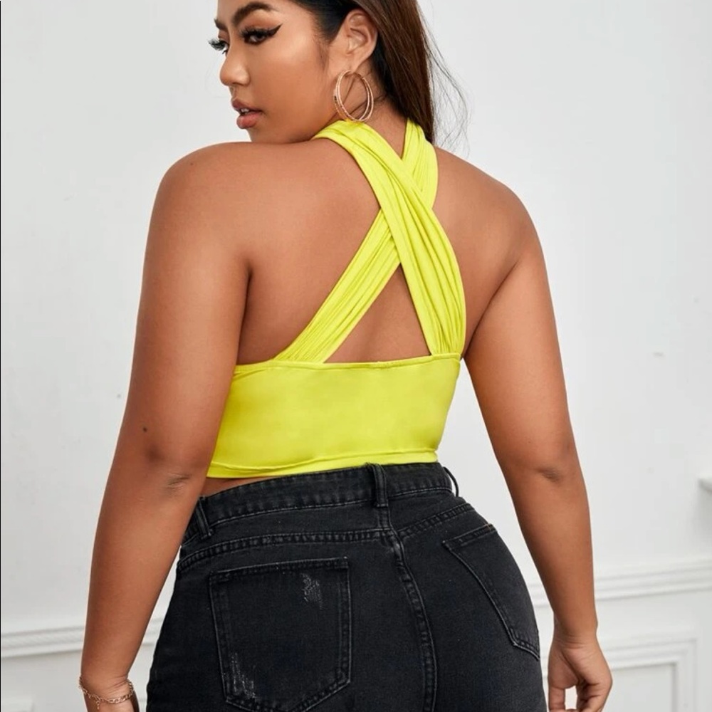 Yellow Halter Top